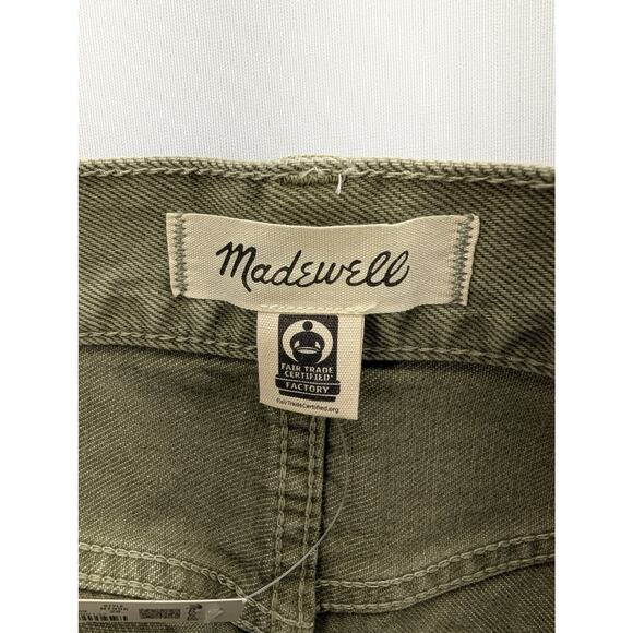 NWT Madewell The Perfect Vintage Wide-Leg Crop Jean  in Faded Fatigue size 28 - Picture 9 of 10